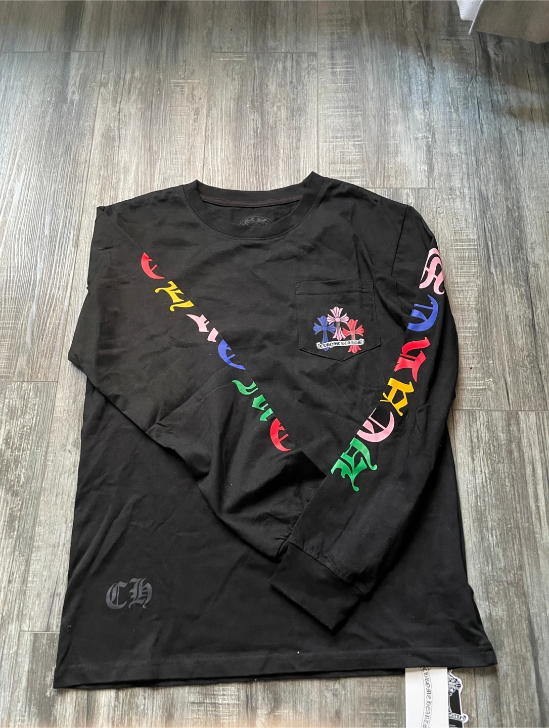 Black Chrome Hearts Long Sleeve Shirt