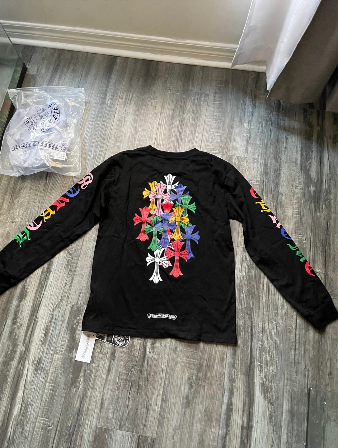 Black Chrome Hearts Long Sleeve Shirt - photo 2