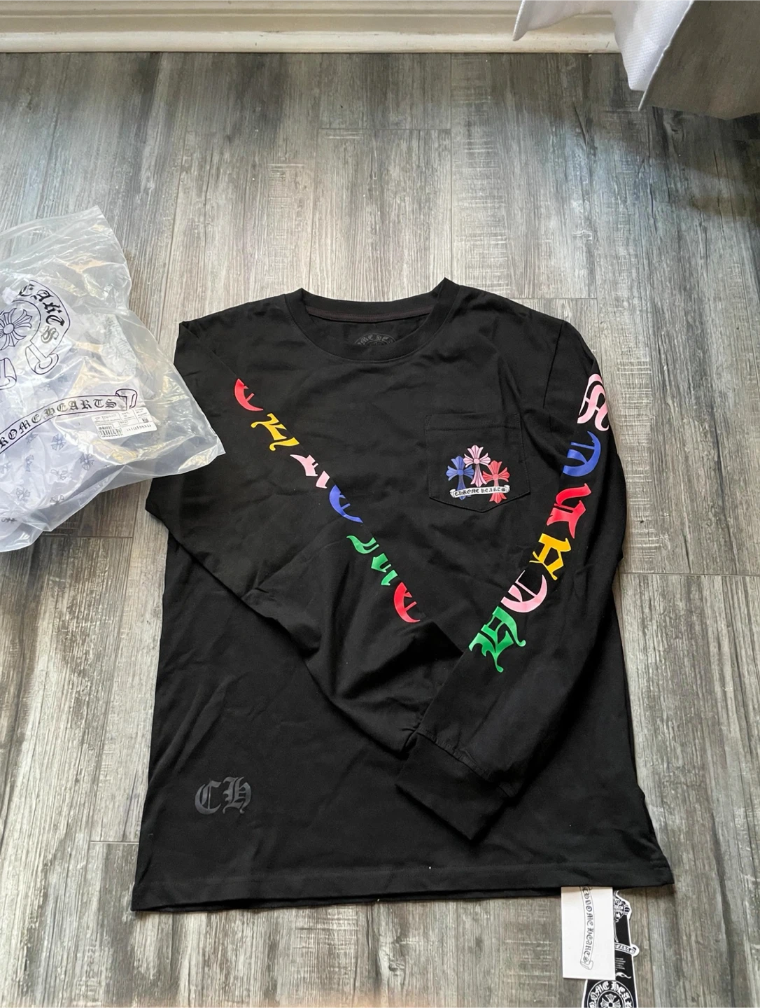 Black Chrome Hearts Long Sleeve Shirt - photo 3