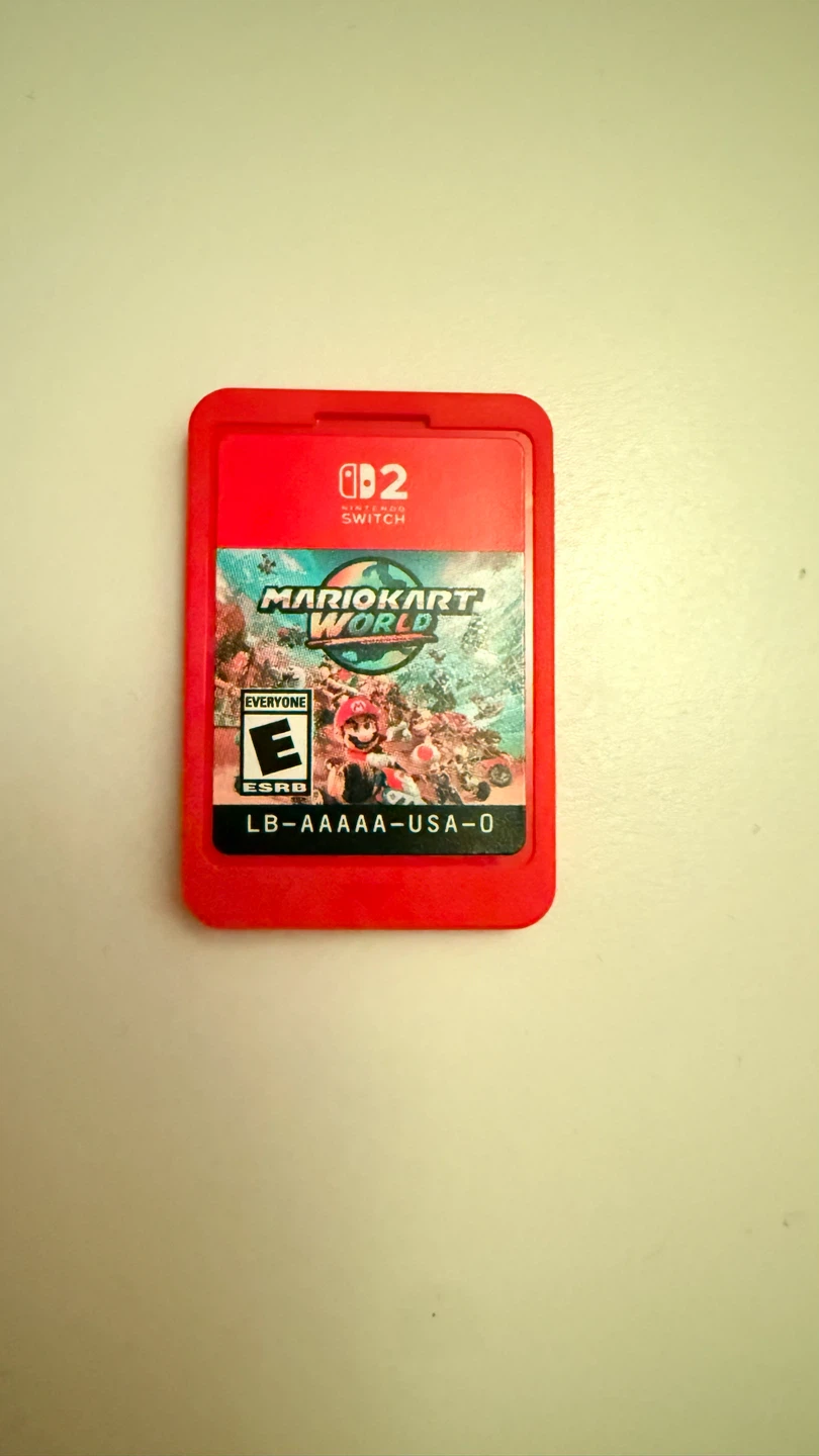 Mario Kart World Nintendo Switch 2, no box, just the chip