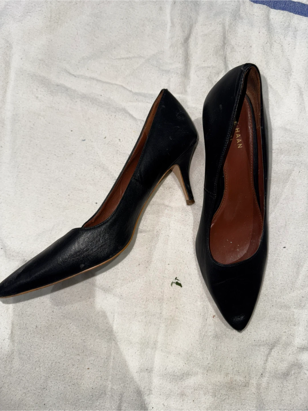 Cole Haan Black Leather Heel 6 1/2