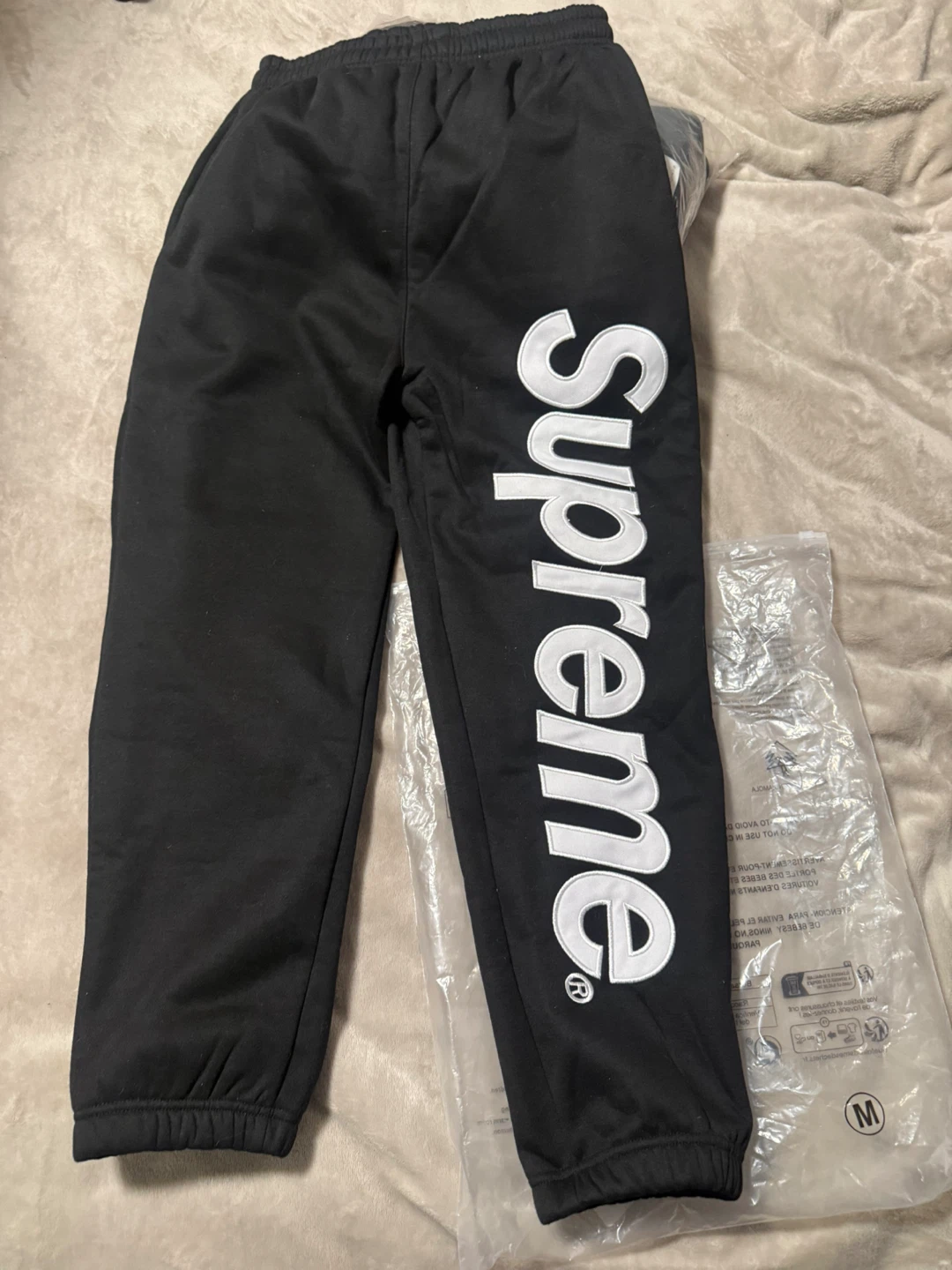 Supreme Black Sweatpants - photo 2
