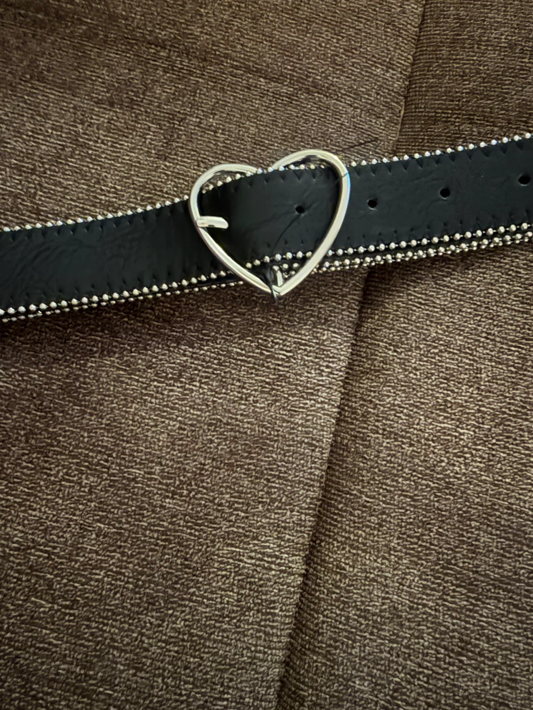 Black Heart Buckle Belt - photo 2
