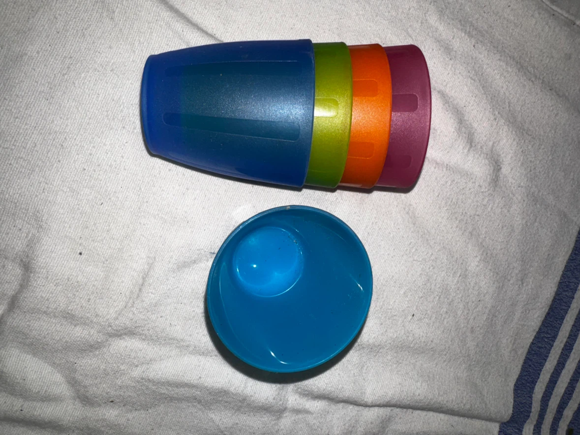 Set of 5 Colorful Plastic Cups kids - photo 2