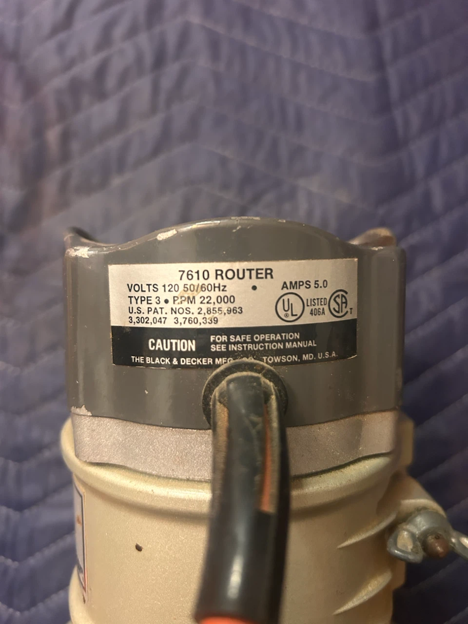 Black & Decker 7610 Router - photo 2