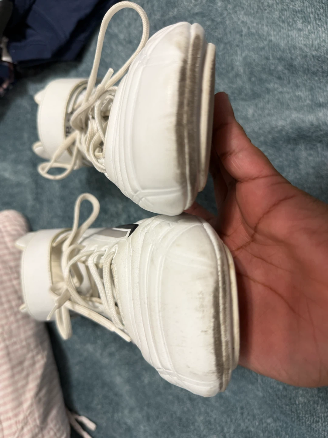 Prada White High-Top Sneakers - photo 5