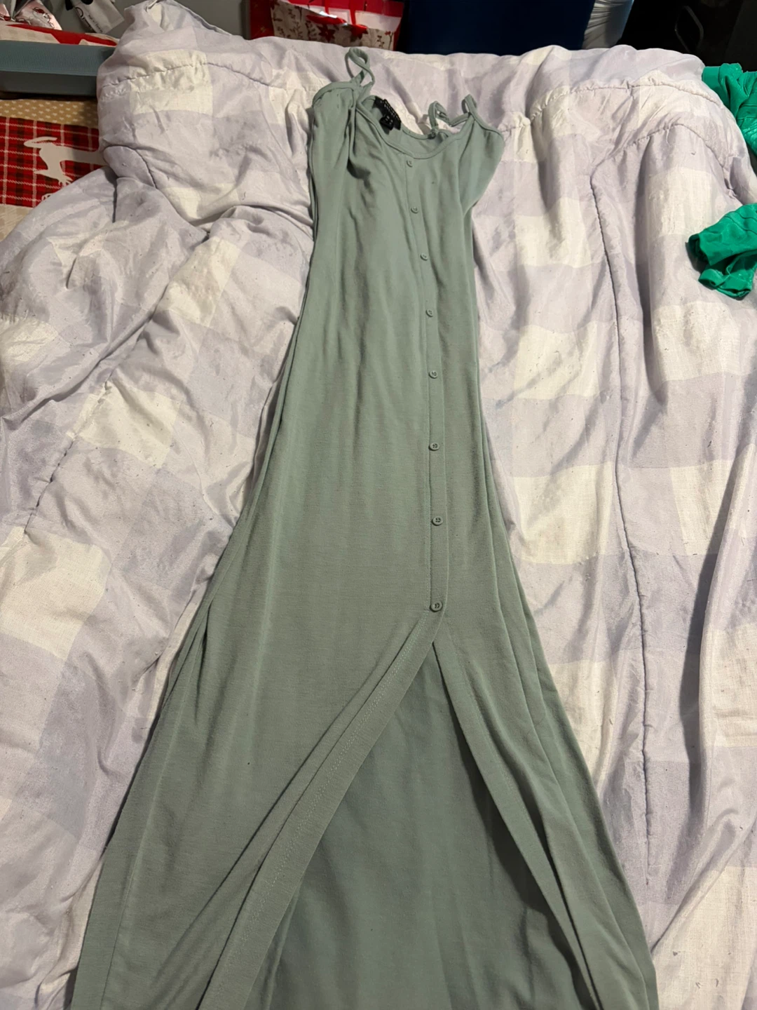 Streetwear Society Sage Green Maxi Dress