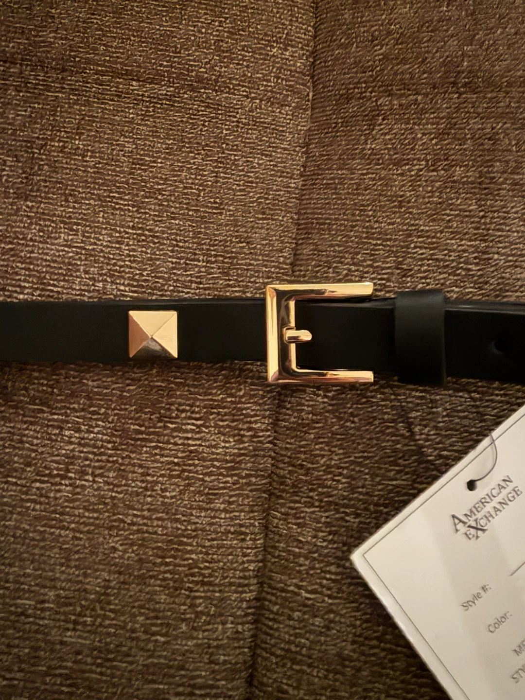 American Exchange Studded Black Belt - photo 2