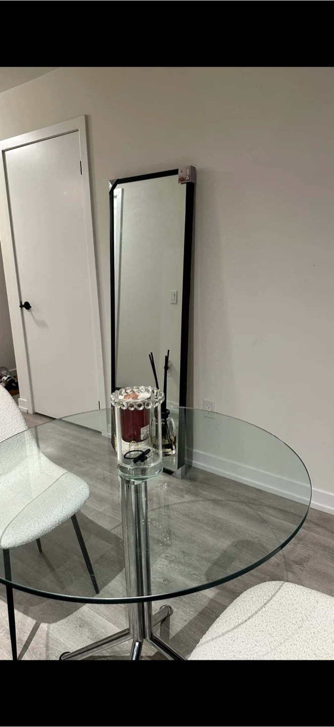 Glass Dining Table with Two Chairs - photo 3