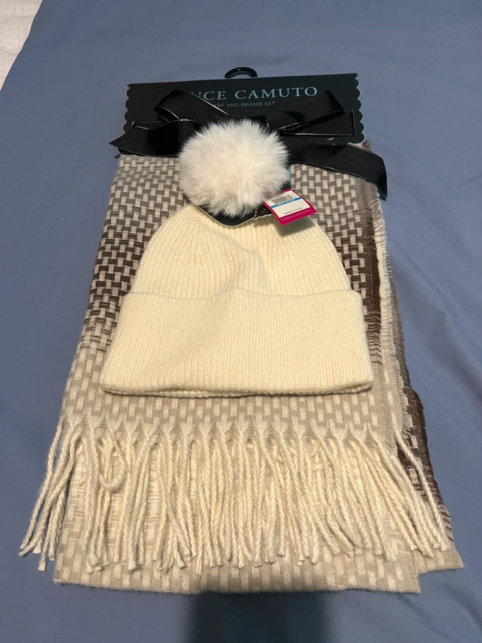 Vince Camuto Scarf and Beanie Set