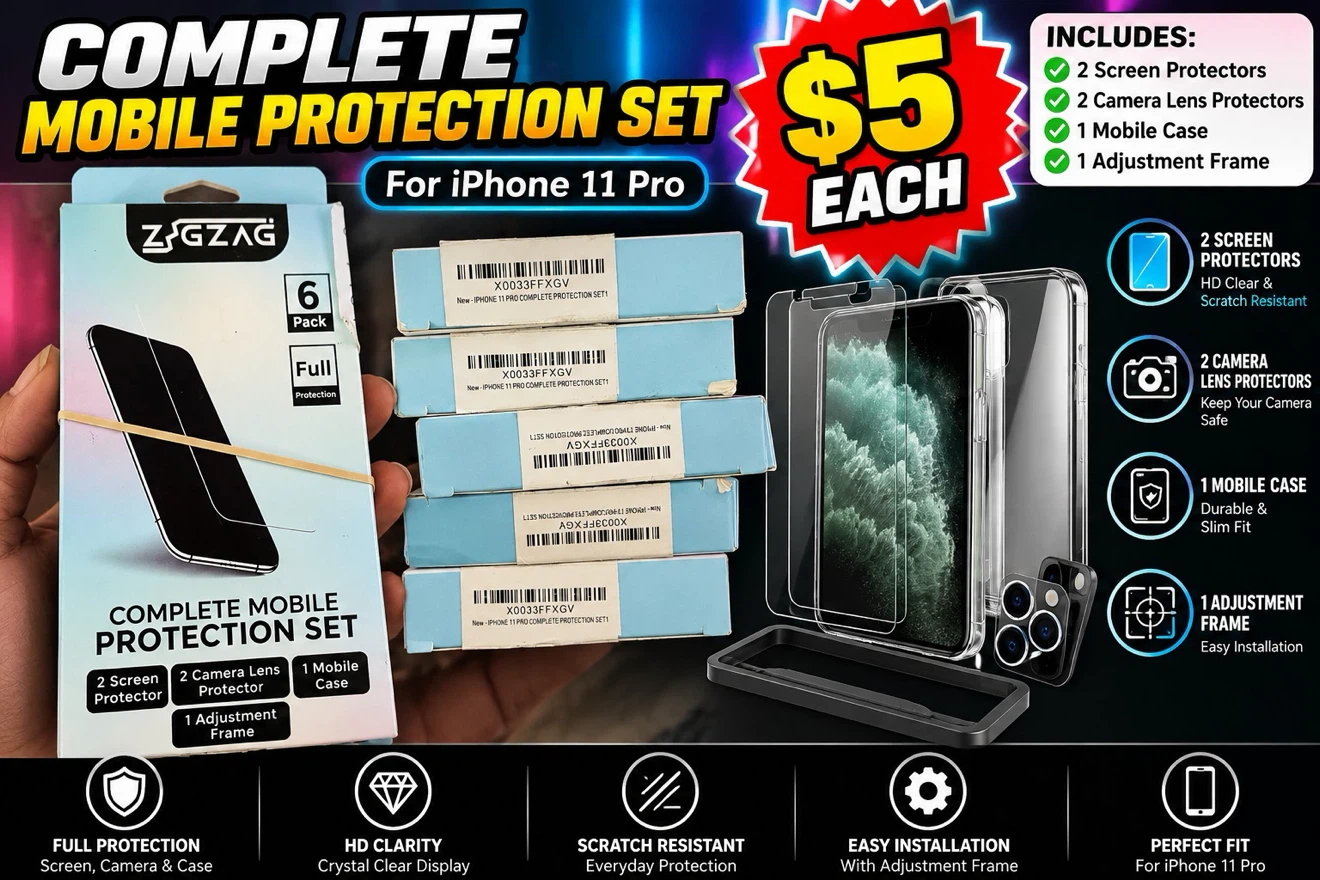 ZIGZAG Mobile Protection Set for iPhone 11 Pro