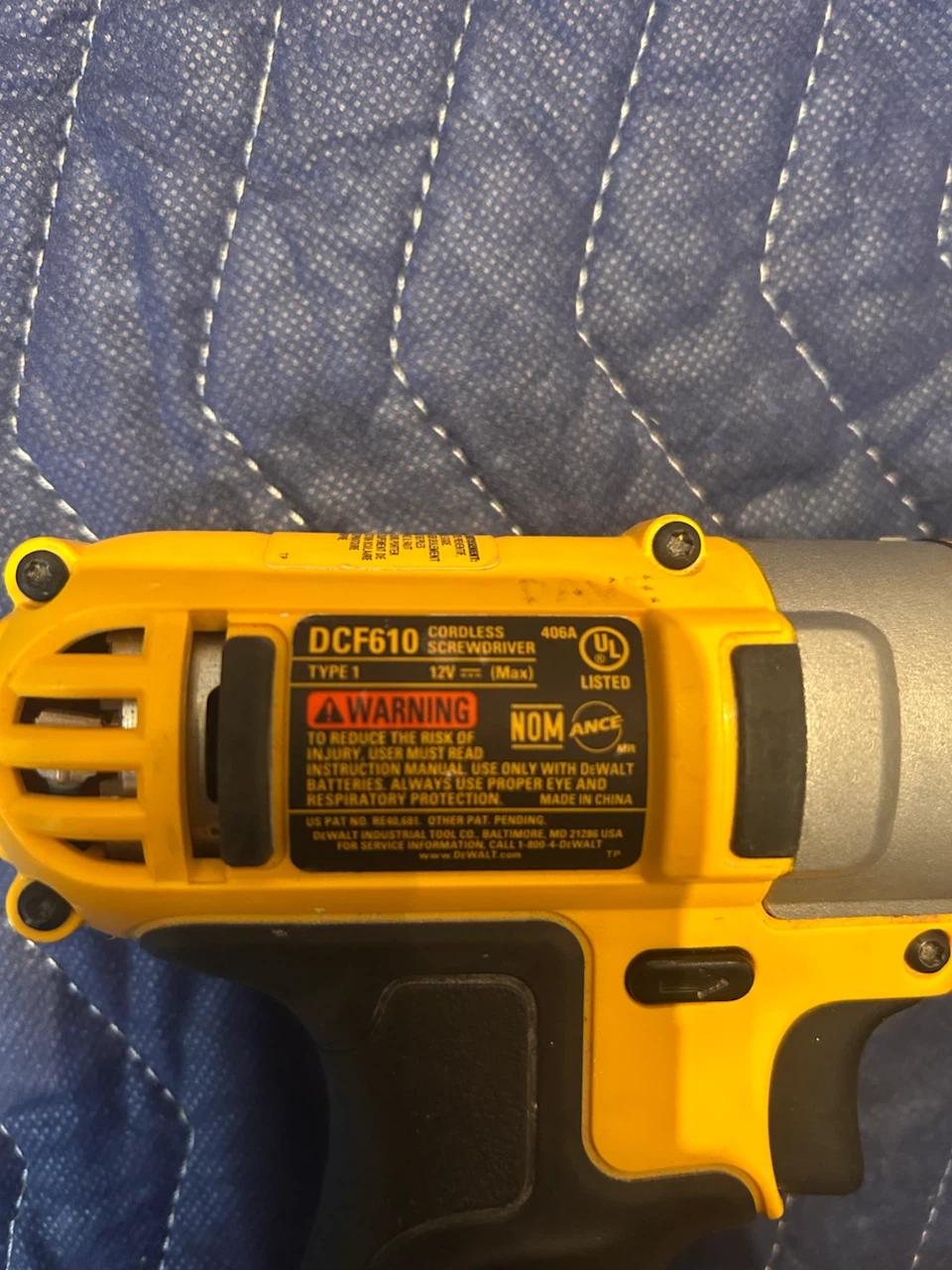 DeWalt DCF610 12V Cordless Screwdriver - photo 3