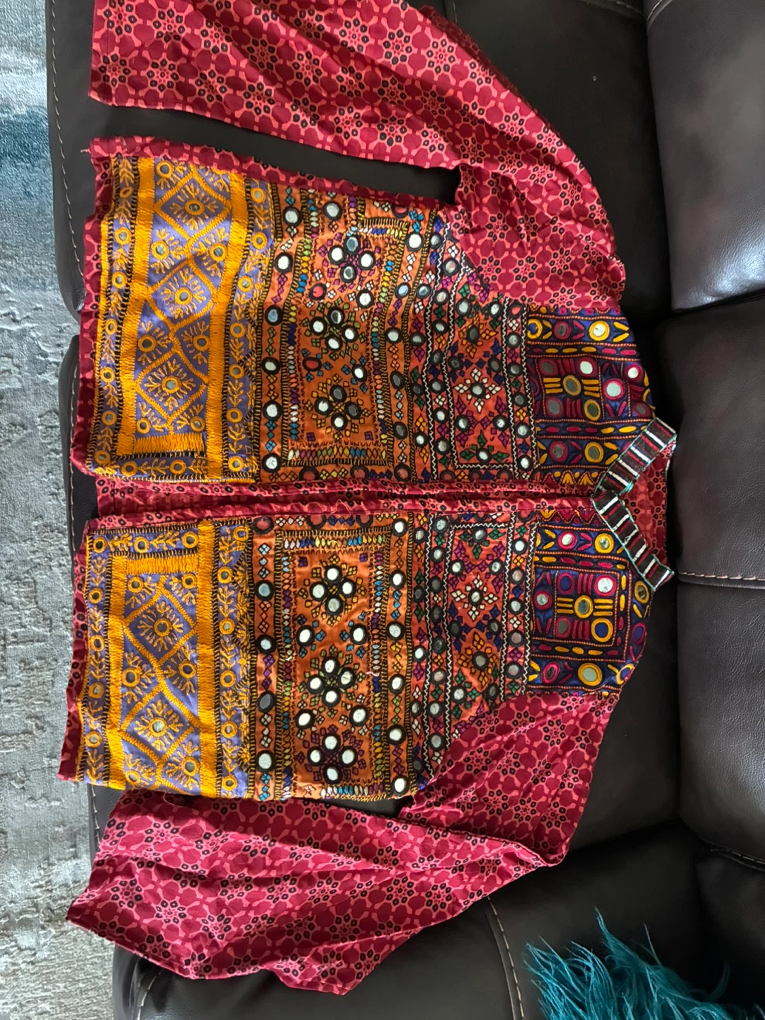 Embroidered Mirror Work Jacket