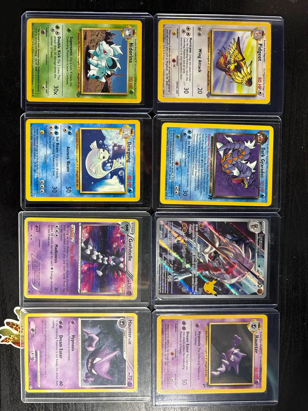 Assorted Vintage and Modern Pokemon Trading Cards