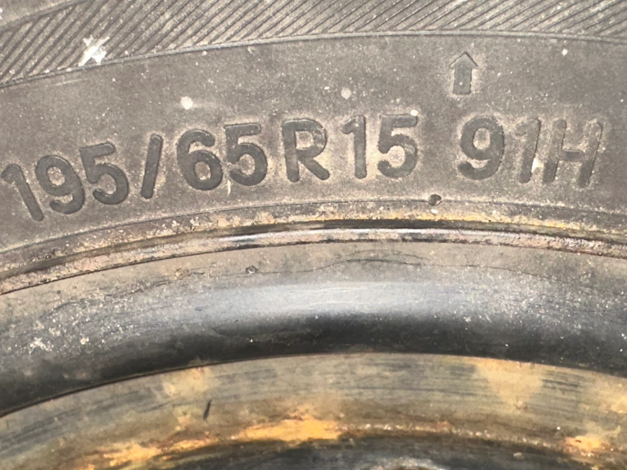 195/65R15 Tire with Steel Rim - photo 4