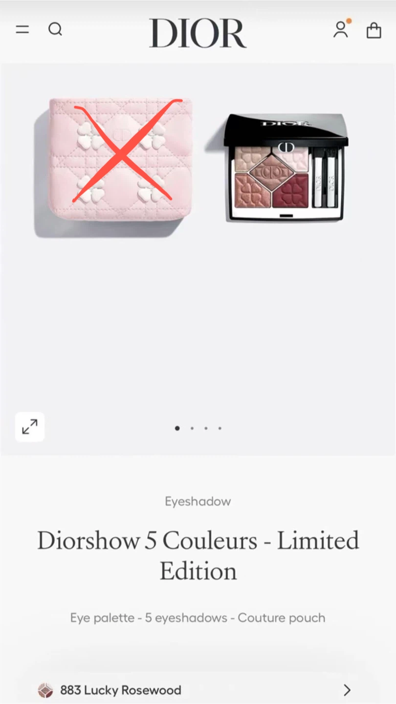 New with few FREE gifts- Dior 5 Couleurs - Limited Edition 883 - photo 5