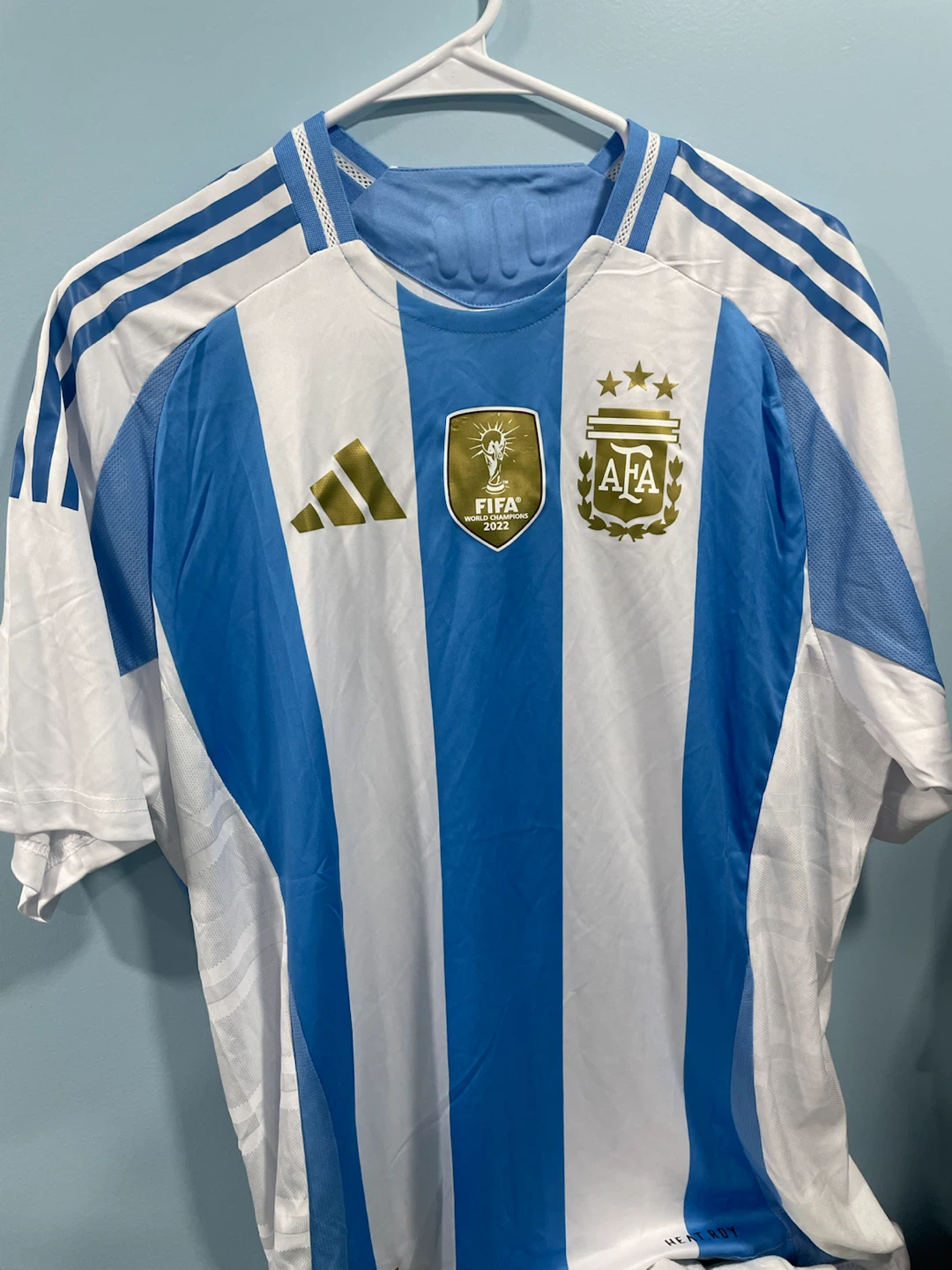 Adidas Argentina FIFA World Champions 2022 Jersey XXL