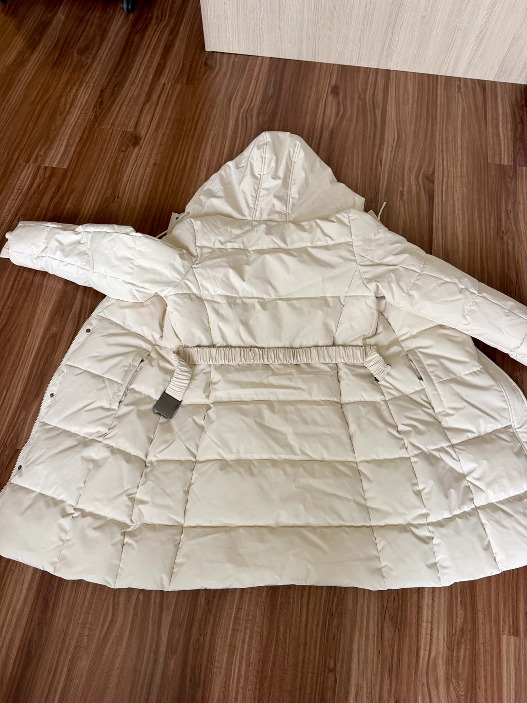 Alta by Suzy Shier Cream Puffer Coat - photo 4