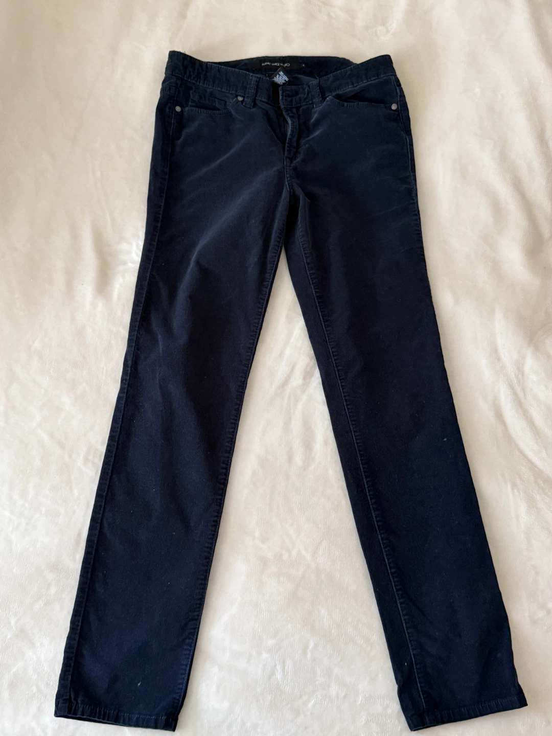 Calvin Klein Dark Blue Velvet Pants – Size 4/27 - photo 2