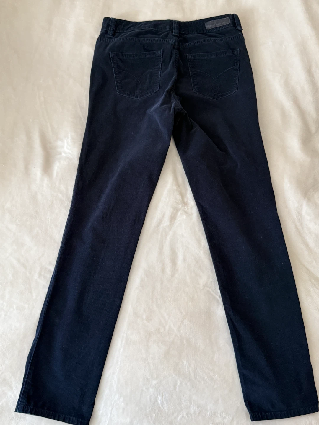 Calvin Klein Dark Blue Velvet Pants – Size 4/27 - photo 3