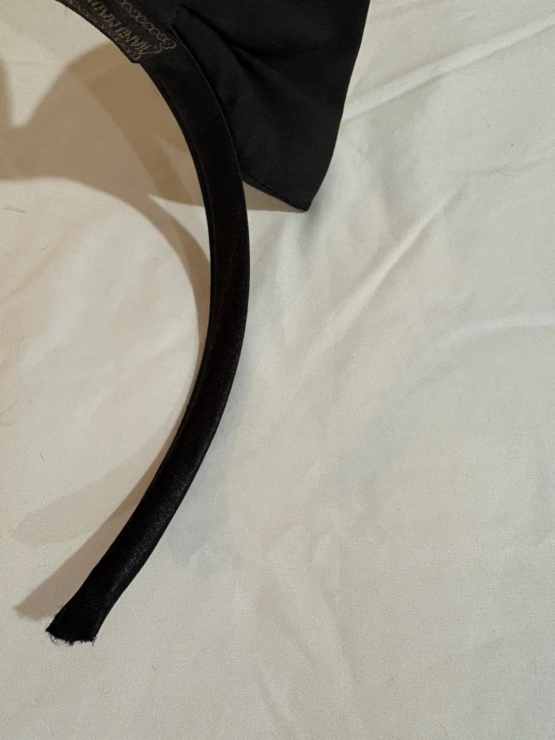 Big Black Bow Headband for Women Girl Halloween Costume - photo 5