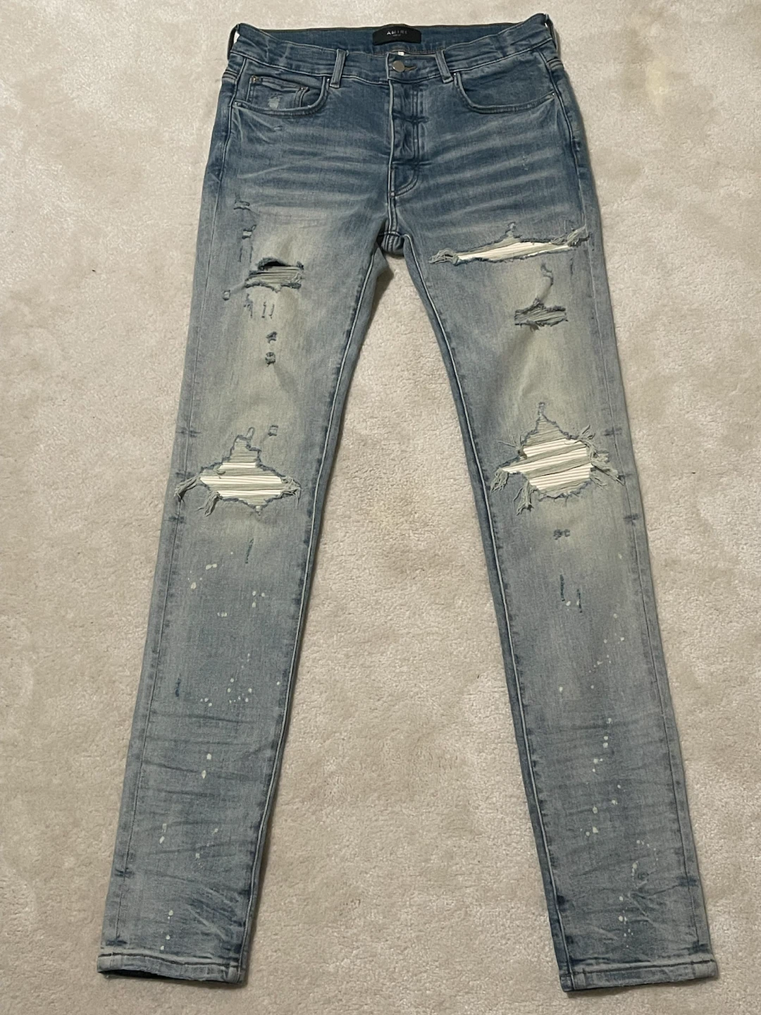AMIRI Distressed Jeans Blue Size 32