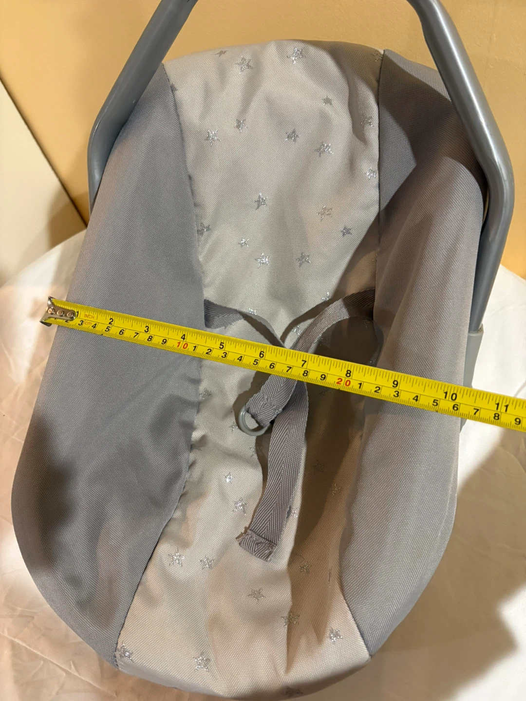Pottery Barn Kids Gray Stars Baby Doll Seat Carrier - photo 2