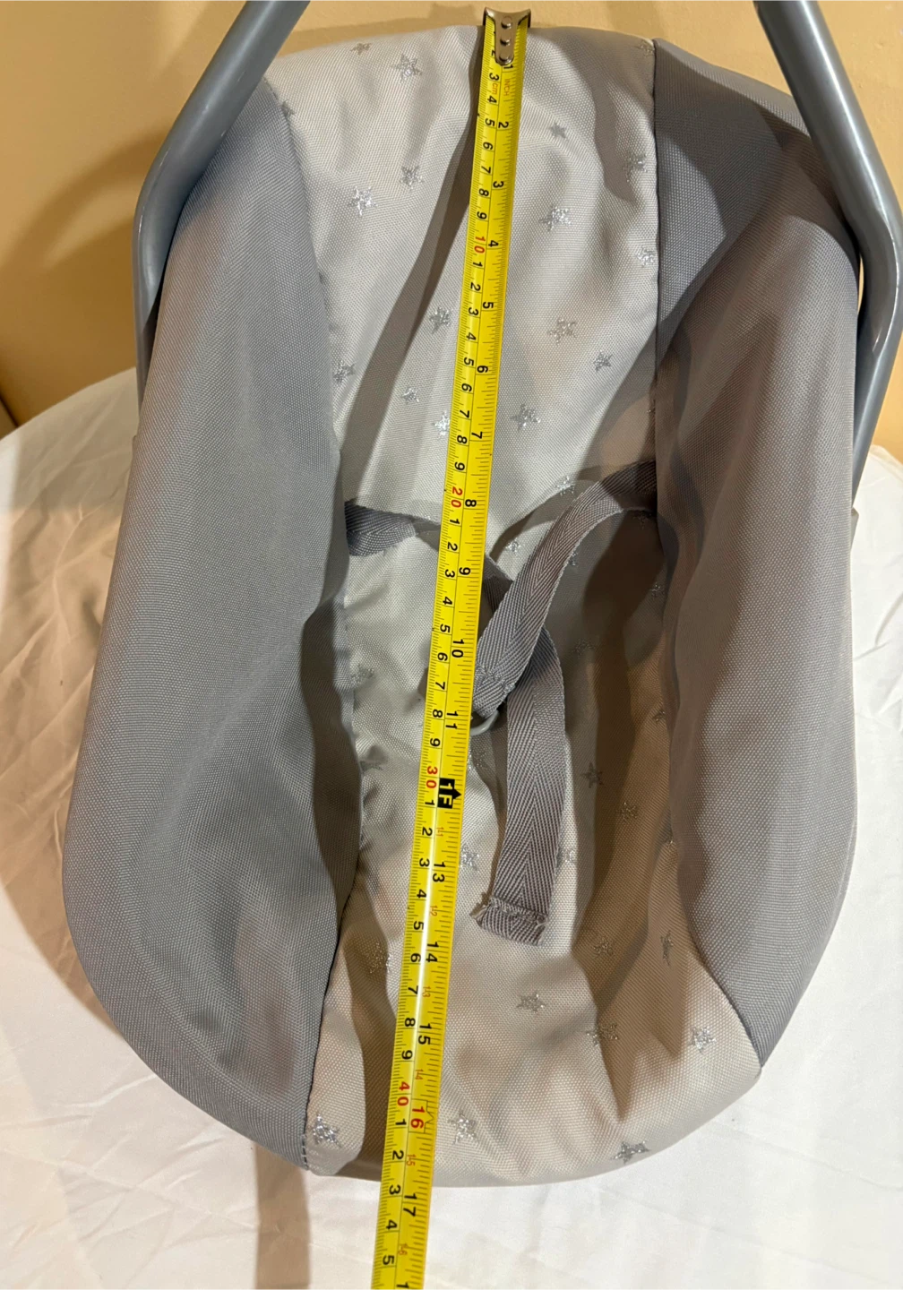 Pottery Barn Kids Gray Stars Baby Doll Seat Carrier - photo 3
