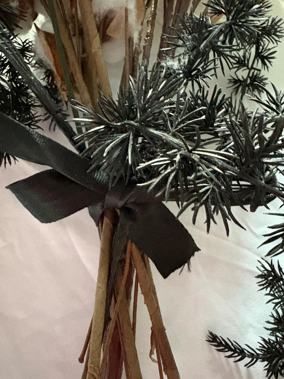 Artificial Cotton and Pumpkin Floral Arrangement - photo 5