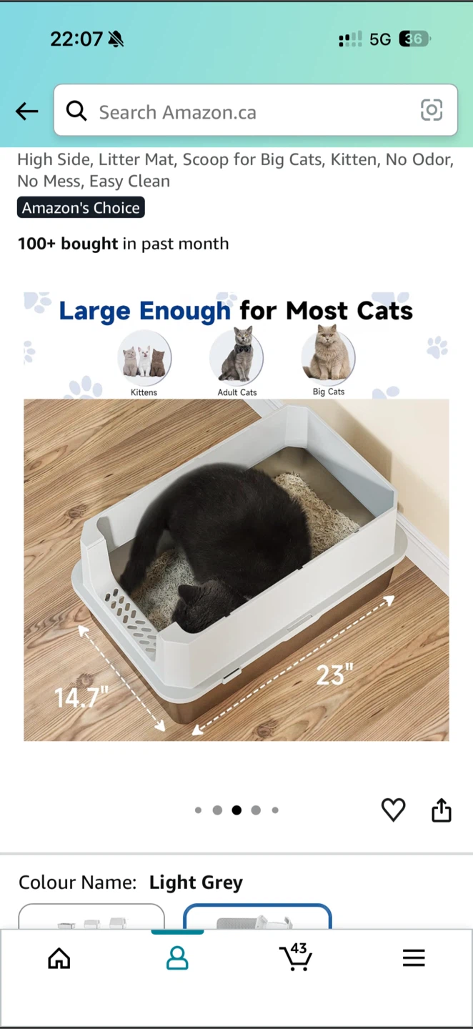 TENTIZON Stainless Steel Cat Litter Box (No door) - photo 3