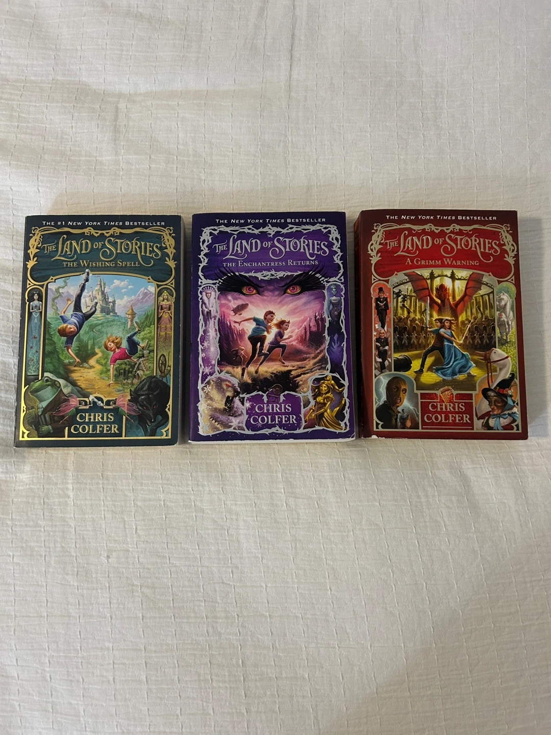 The Land of Stories Books 1-3 by Chris Colfer