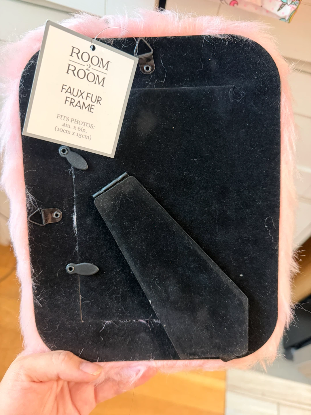 Pink Faux Fur Picture Frame - photo 2