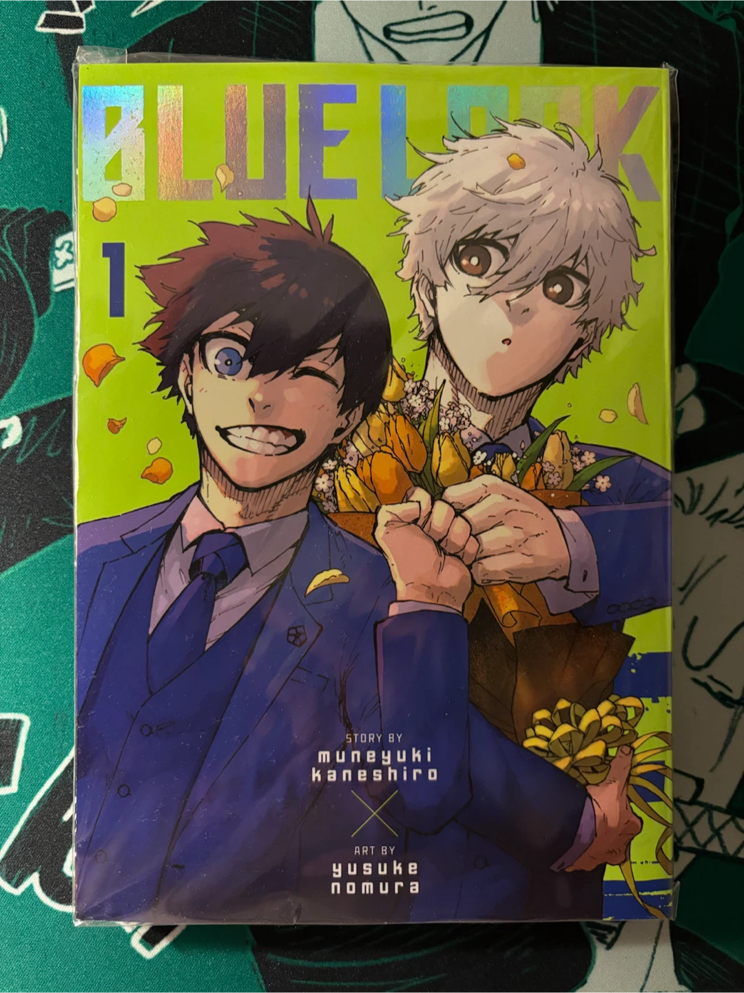 Limited Edition Blue Lock Volume 1 (shikishi board included)