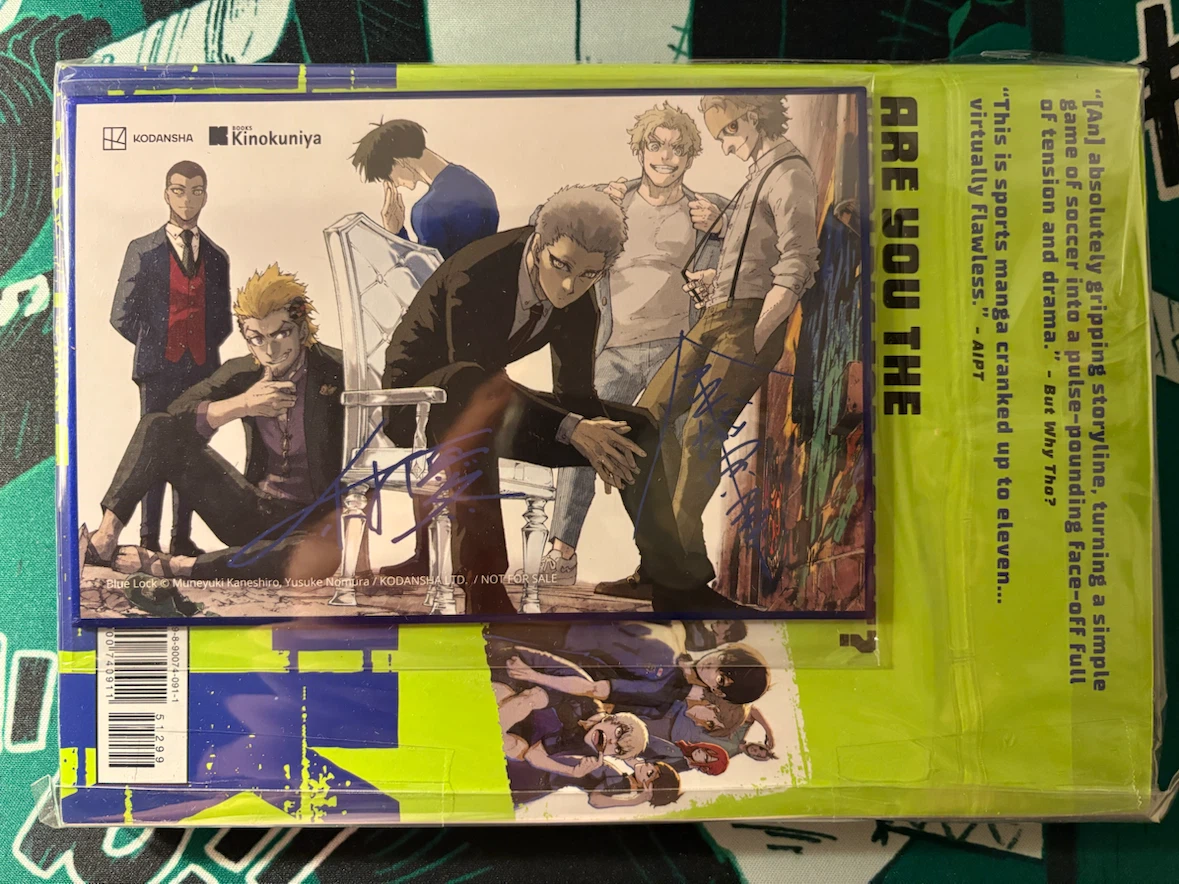 Limited Edition Blue Lock Volume 1 (shikishi board included) - photo 2