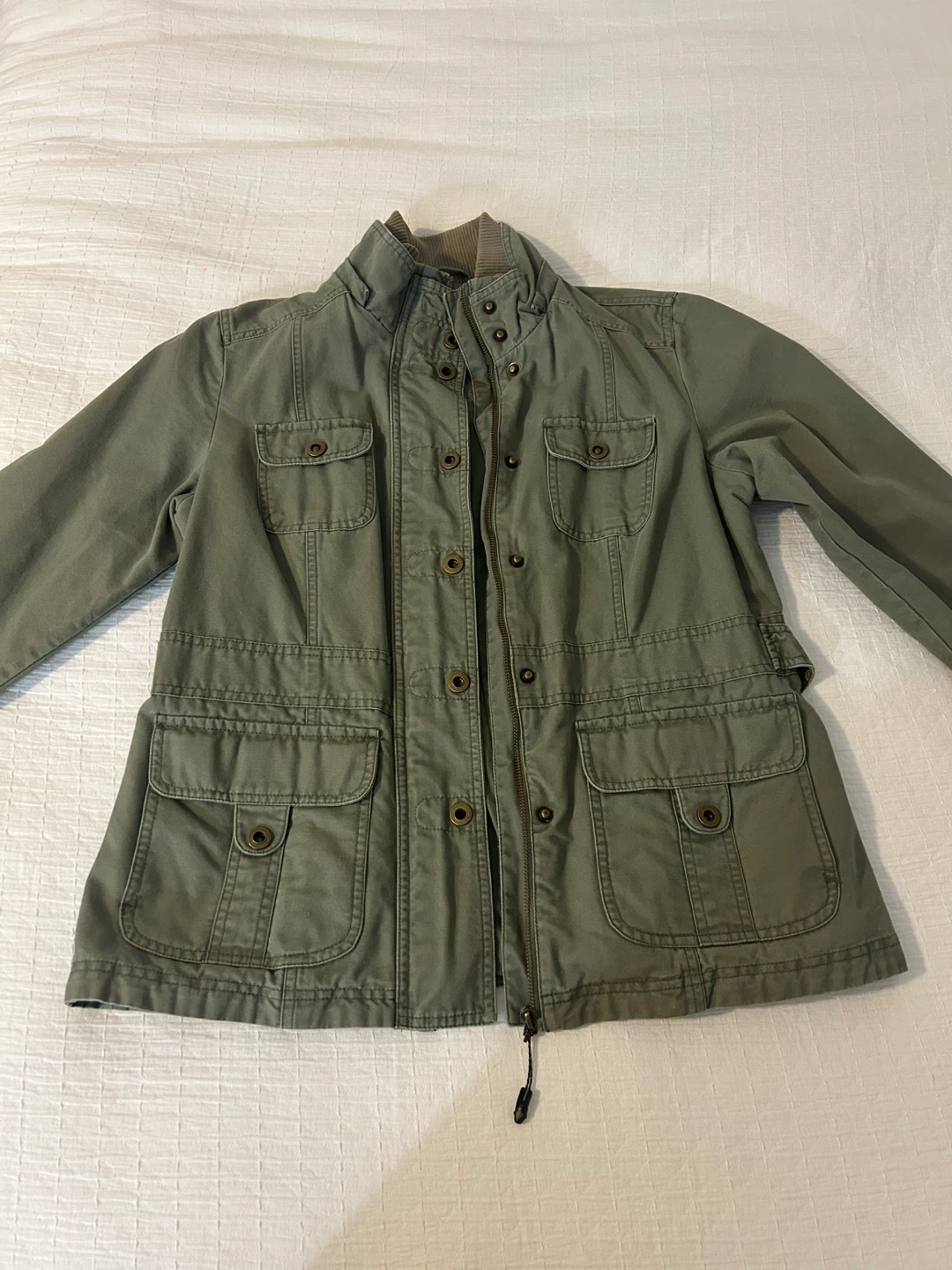 Olive Green Utility Field Jacket