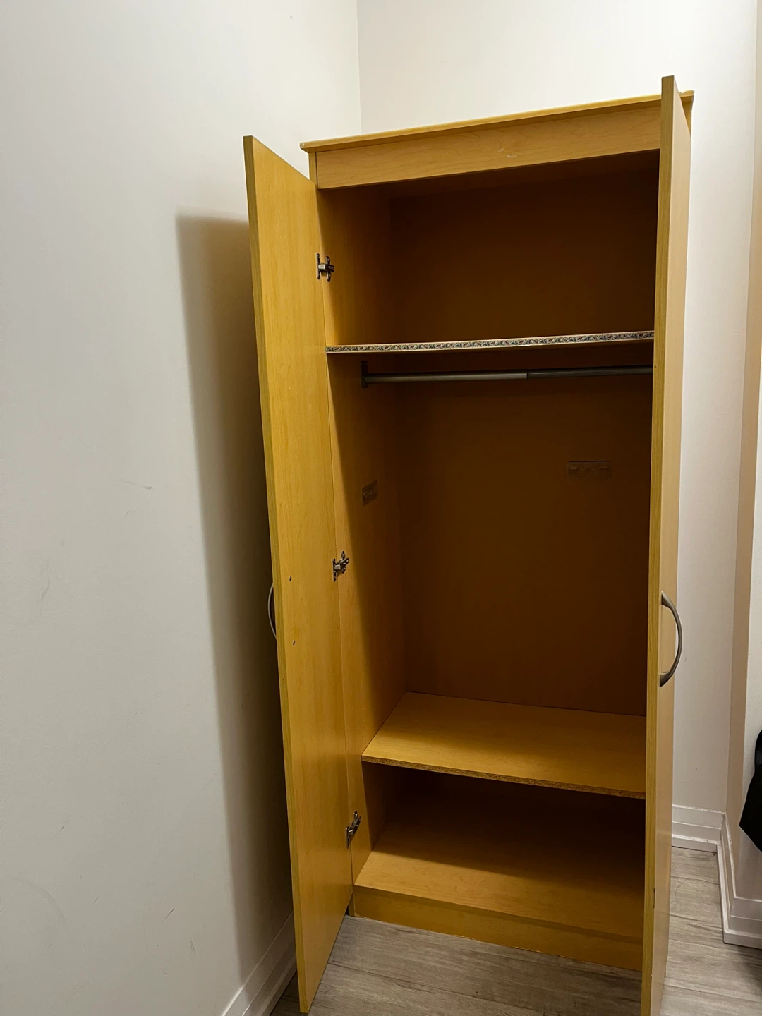 Light Wood Finish Wardrobe - photo 2