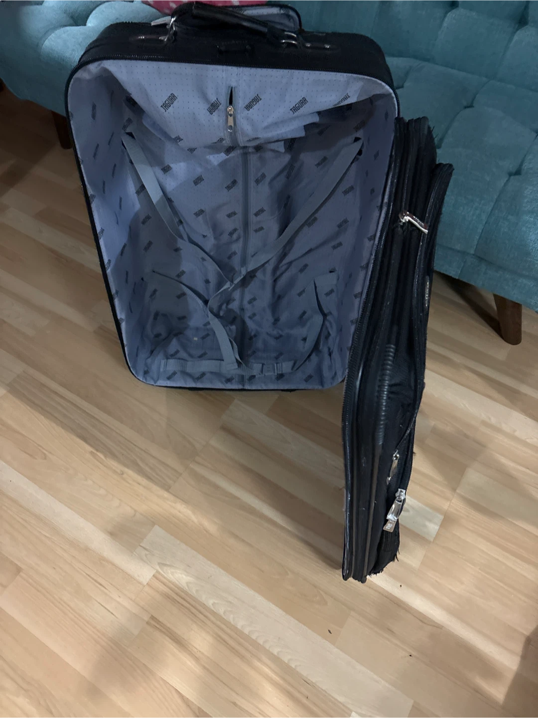 Jaguar Black Wheeled Luggage