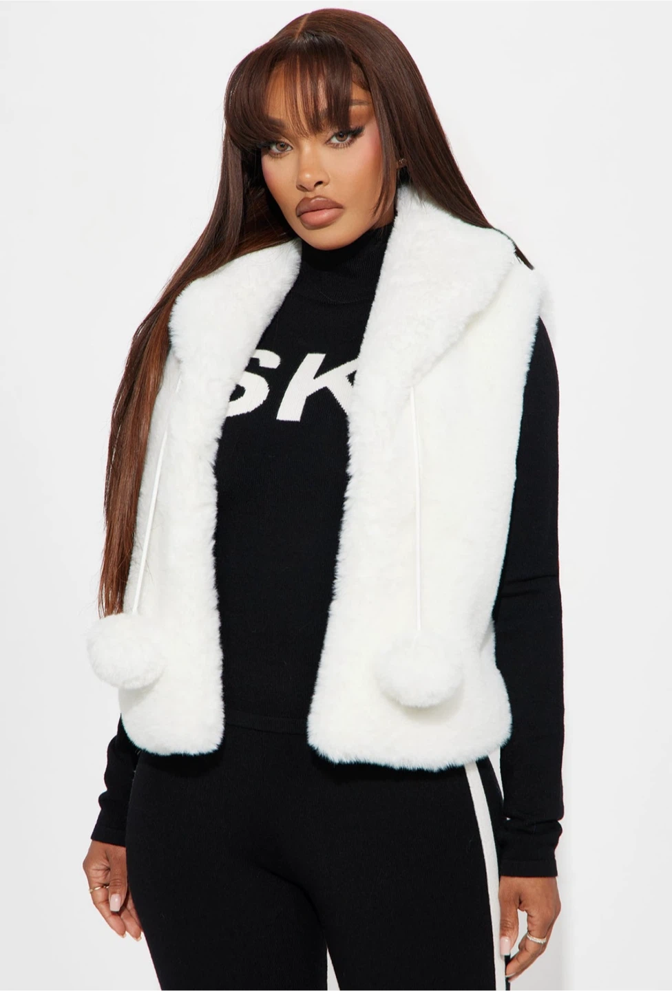 New with tags size medium Fashion Nova faux fur vest - photo 3