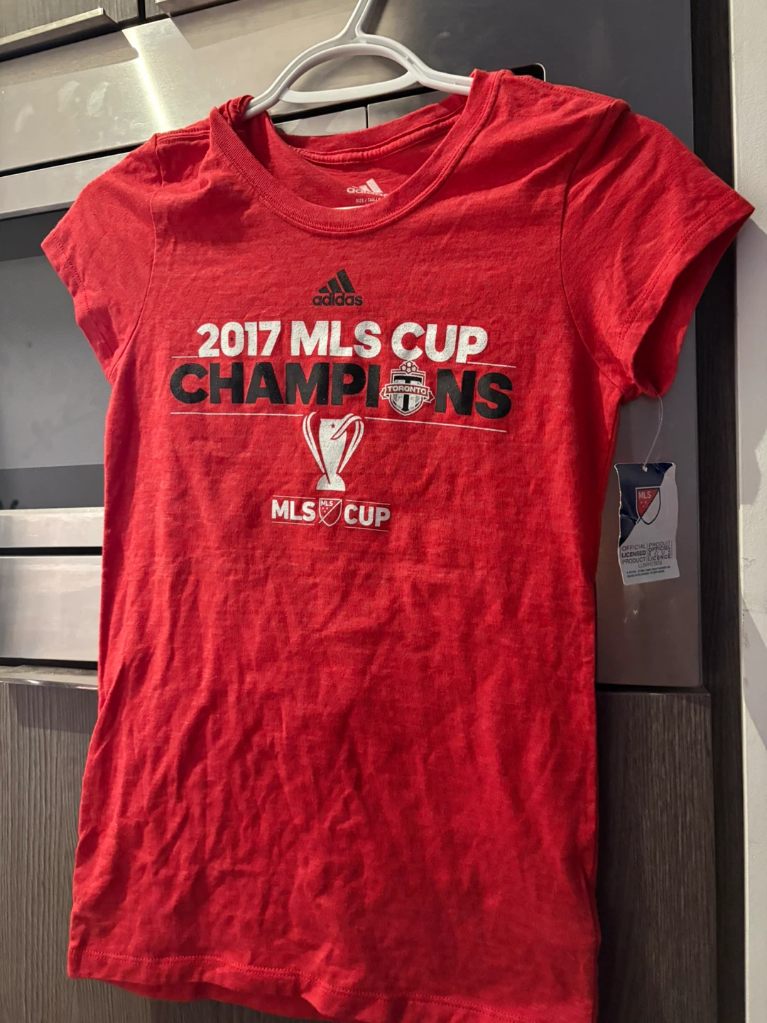 Adidas 2017 women’s Toronto FC MLS Champions T-Shirt- new w/tags