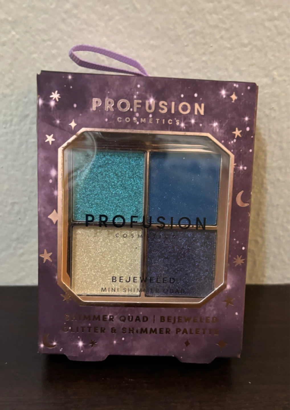 NEW-Profusion Bejeweled Mini Shimmer Quad Eyeshadow Palette