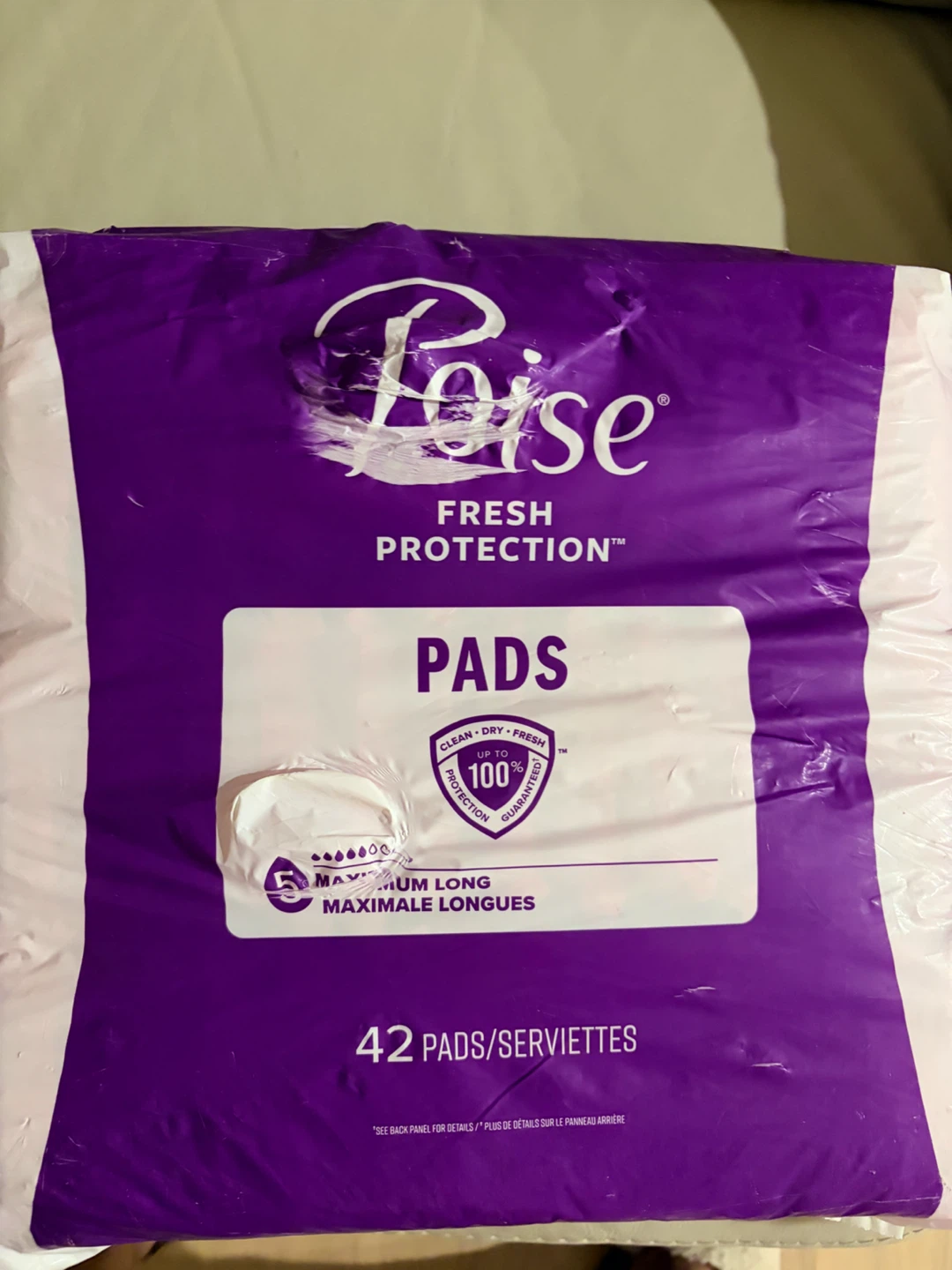 Poise Fresh Protection Maximum Long Pads - photo 4