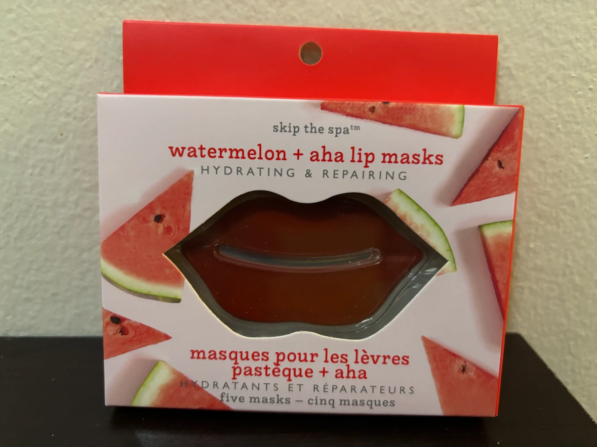 NEW-Skip the Spa Watermelon + AHA Lip Masks