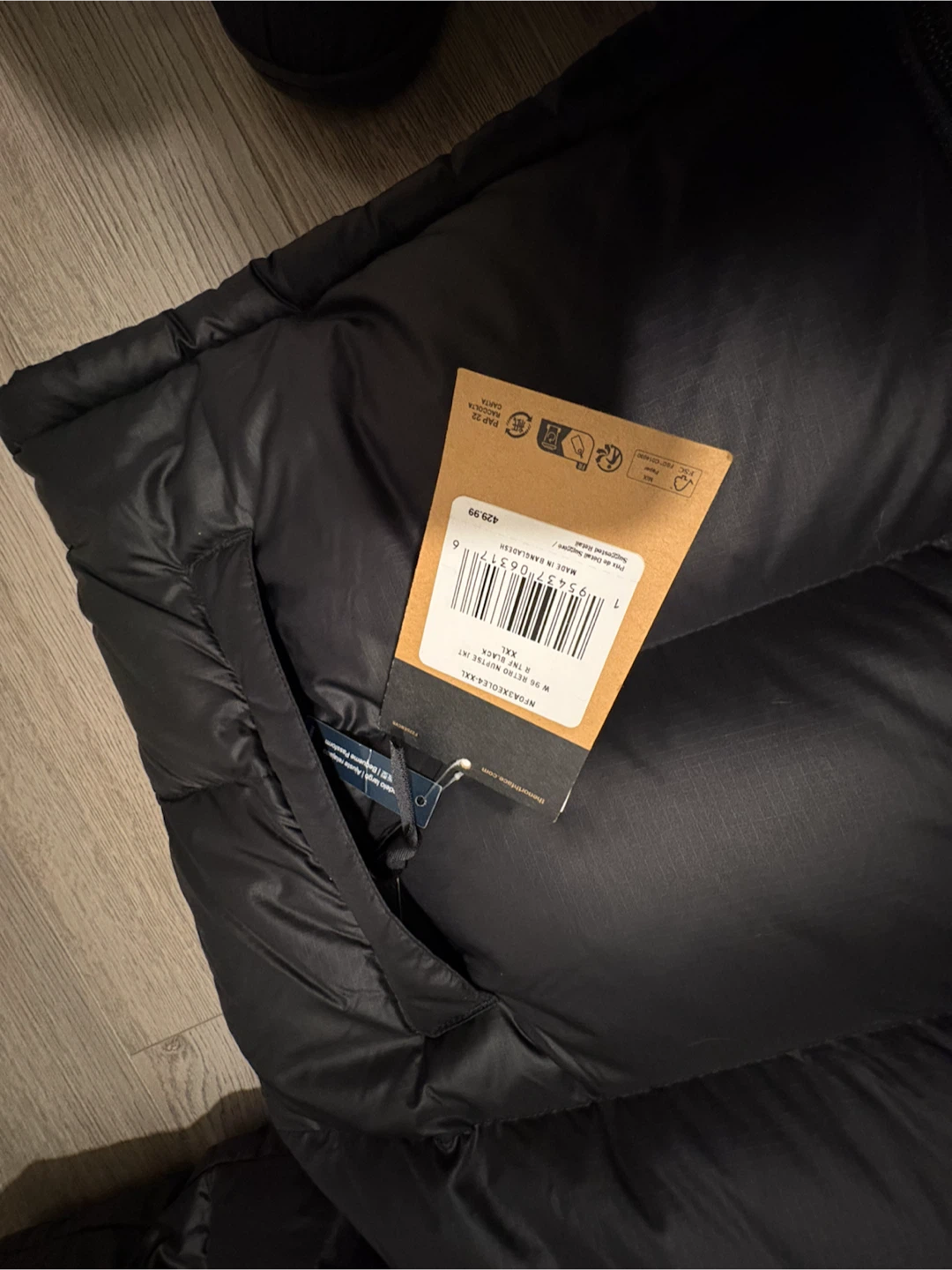The North Face 96 Retro Nuptse Jacket Black - photo 2