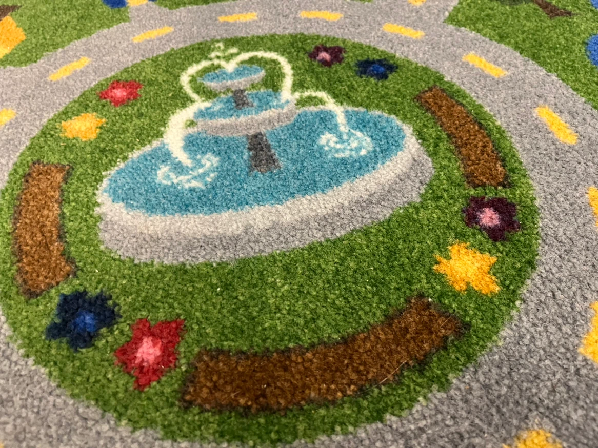 Joy Carpet neighbourhood road map play area rug - photo 2