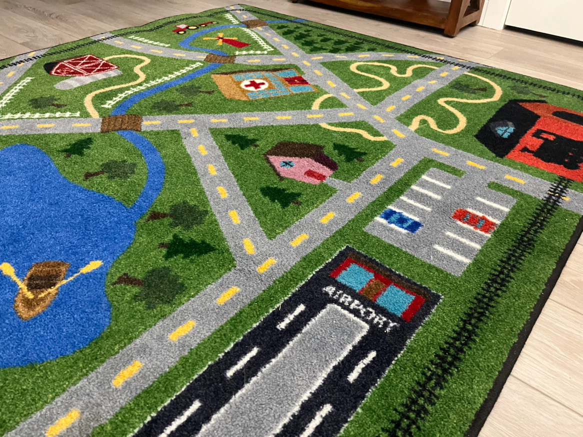 Joy Carpet neighbourhood road map play area rug - photo 4