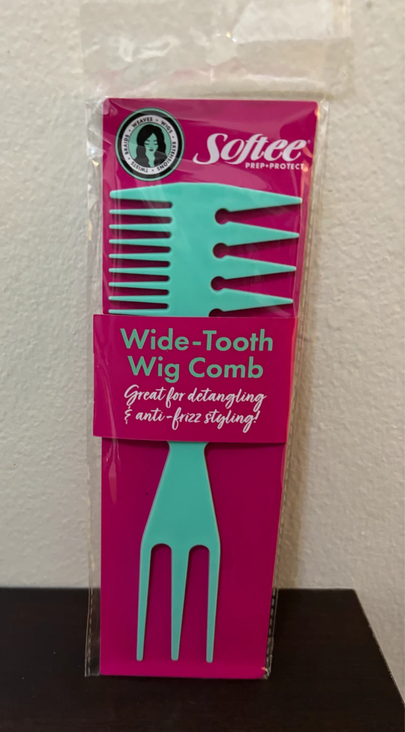 NEW-Softee Wide-Tooth Wig Comb