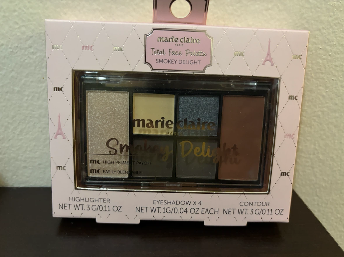 NEW-Marie Claire Total Face Palette Smokey Delight