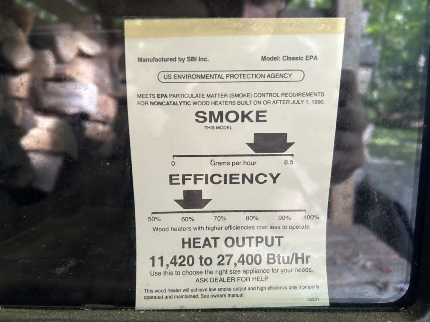 SBI Classic EPA Wood Stove - photo 2