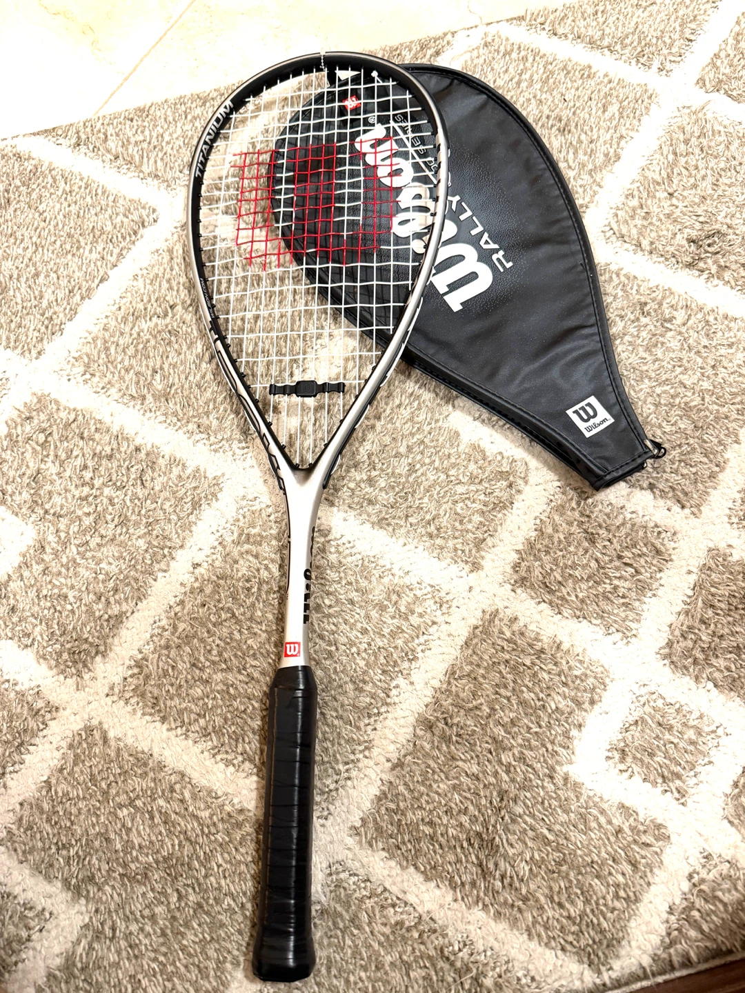 Wilson Rally Series Squash Racquet with Carrying case