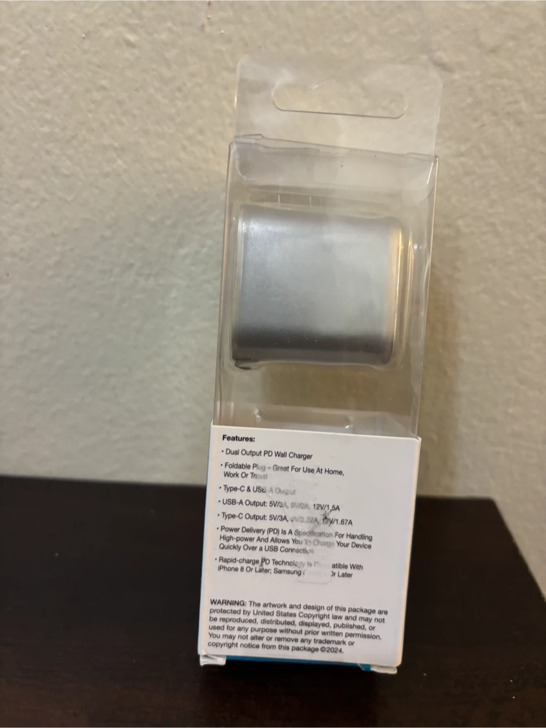 NEW-PowerXcel Dual Port PD Wall Charger - photo 2
